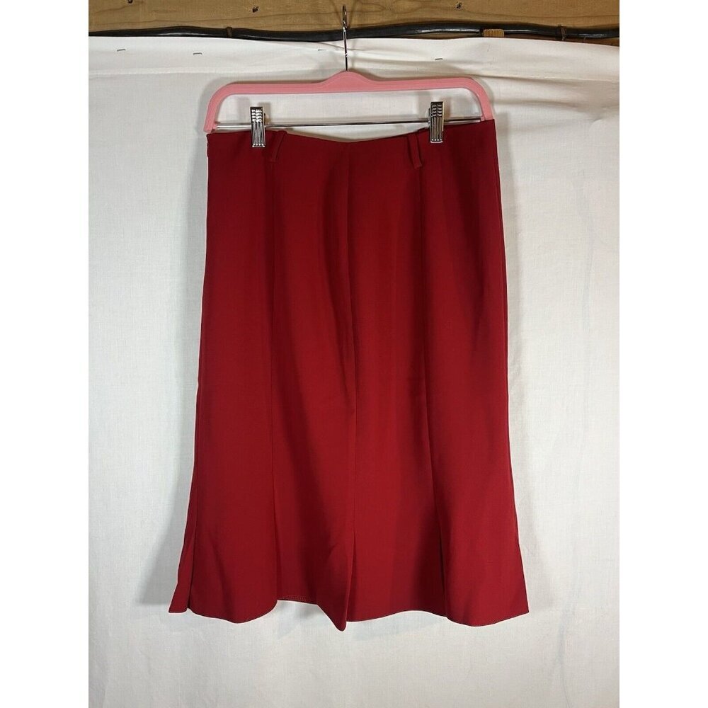 French Brand Bolero Red Pencil Skirt‎